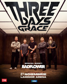 Three Days Grace la Laminor Arene pe 27 Noiembrie