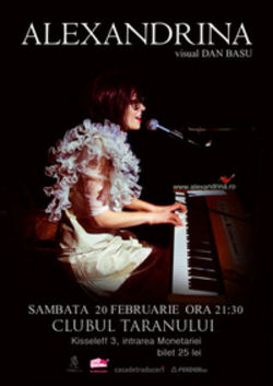 Alexandrina concerteaza la Clubul Taranului