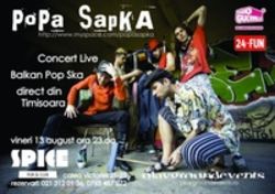 Concert Popa Sapka in club Spice din Bucuresti