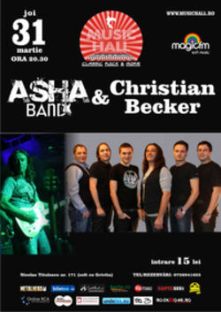 Concert Asha Band & Christian Becker in Music Hall