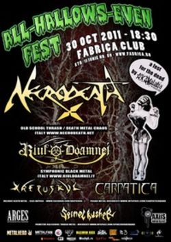 Concert Necrodeath si Raul Doamnei la Bucuresti