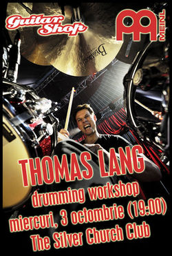 Thomas Lang: Drum Workshop la Bucuresti