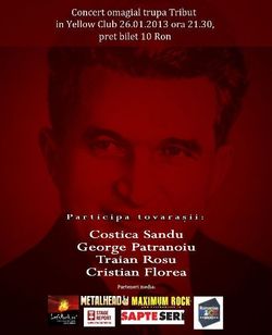 TRIBUT tovarasului Nicolae Ceausescu: concert in Yellow Club