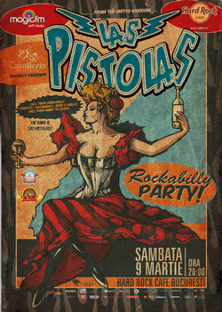 Las Pistolas: Concert in Hard Rock Cafe din Bucuresti