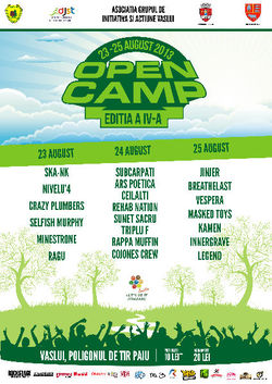 Open Camp Vaslui 2013