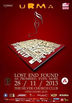 Urma - Lost End Found - concert de lansare pe 28 noiembrie la The Silver Church Club in Bucuresti