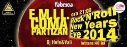 Concert de Revelion la Fabrica cu Coma, E.M.I.L. si Partizan
