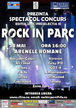 Rock in Parc 2014 la Arenele Romane