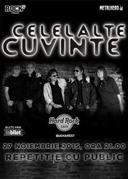 Celelalte Cuvinte in repetitie cu public, la Hard Rock Cafe