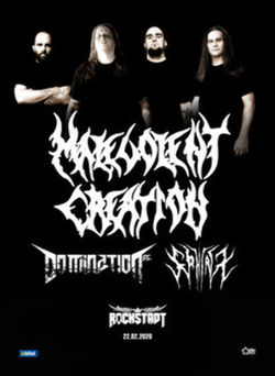 Brasov: Concert Malevolent Creation / Domination INC. / Sphinx