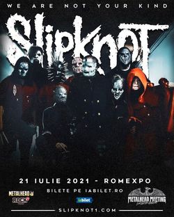 Slipknot la Bucuresti pe 21 Iulie 2021