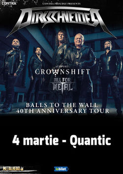 Dirkschneider - Balls to the wall - 40th Anniversary Tour