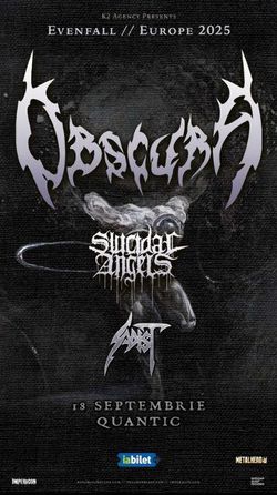 Obscura, Suicidal Angels si Sadist in Quantic