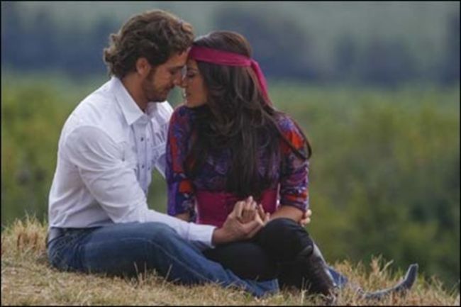 Poze Maite Perroni si Eugenio Siller, filmari telenovela Mi Pecado - Lucrecia si Julian, Mi Pecado