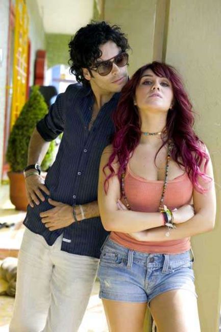 Poze Dulce Maria, filmari telenovela Verano de Amor - Dulce Maria (Miranda) si Mauro (Gonzalo Garcia), Verano de Amor