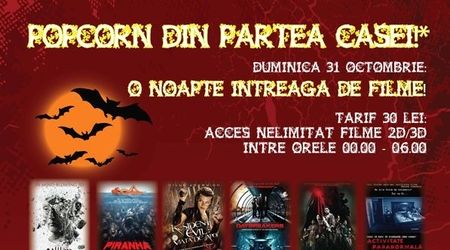 Halloween Movie Night: Noapte alba de filme!