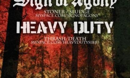 Concert Sign Of Agony si Heavy Duty John's Cafe Deva
