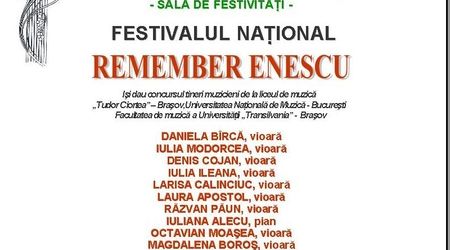 Festivalul Remember Enescu la Brasov